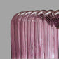 Sylcom Mask 0124-K-AMT Amethyst Wall Lamp in Polish Chrome Metal Finish