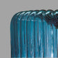 Sylcom Mask 0129-B-DEN Blue Denim Wall Lamp in White Metal Finish