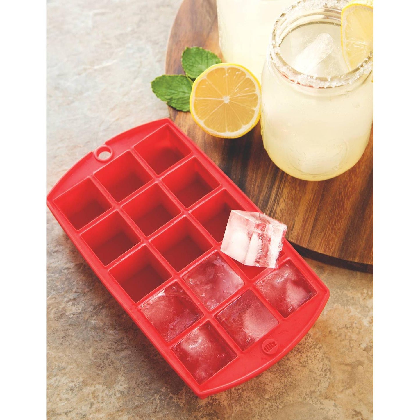 Tulz Mini Ice Block Tray - Ruby - (40 Pieces)