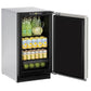 U-LINE 2218R 18" Stainless Solid Refrigerator