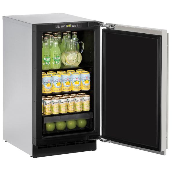 U-LINE 2218R 18" Stainless Solid Refrigerator