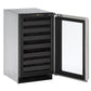 U-LINE 2218WC 18" Stainless Frame Wine Refrigerator