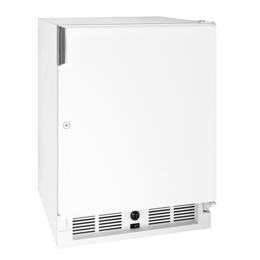 U-LINE 29R 21" White Solid Refrigerator With Lock and Right-Hand Hinge
