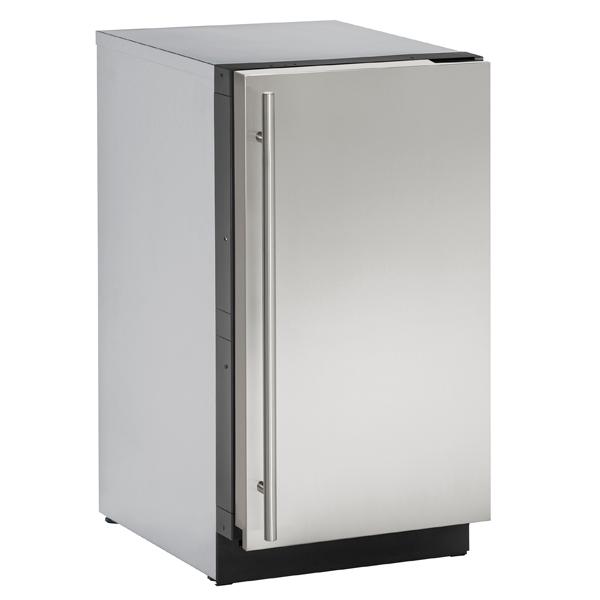 U-LINE 3018CLR 18" Stainless Solid Clear Ice Machine With Pump