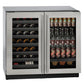 U-LINE 3036BVWC 3000 Series 36"Stainless Steel Frame Beverage Center Without Lock