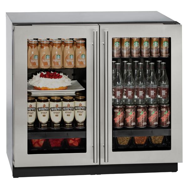 U-LINE 3036RRGL 36" Stainless Frame Refrigerator