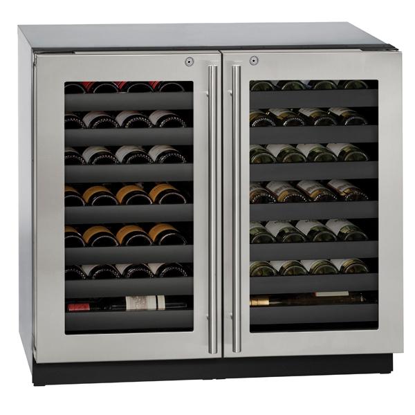 U-LINE 3036WCWC 36" Integrated Frame Dual-Zone Wine Refrigerator