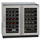 U-LINE 3036WCWC 36" Stainless Frame Dual-Zone Wine Refrigerator