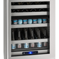 U-LINE HBD524 24" Stainless Frame Dual-Zone Beverage Center With Field Reversible Door