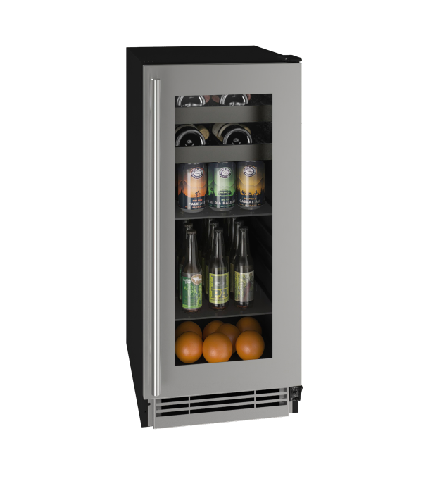 U-LINE HBV115 15" Stainless Frame Beverage Center