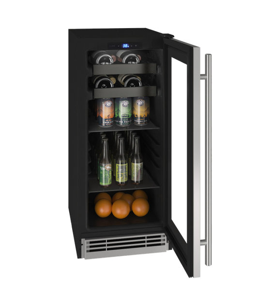 U-LINE HBV115 15" Stainless Frame Beverage Center