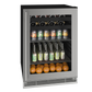 U-LINE HBV124 24" Stainless Frame Beverage Center