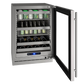 U-LINE HBV524 24" Stainless Frame Beverage Center With Field Reversible Door