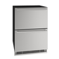 U-LINE HDR124 24" Stainless Solid Refrigerator Drawers