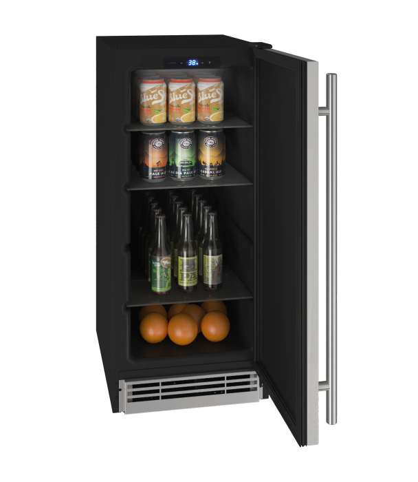 U-LINE HRE115 15" Stainless Solid Refrigerator