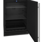 U-LINE HRE124 24" Black Solid Refrigerator