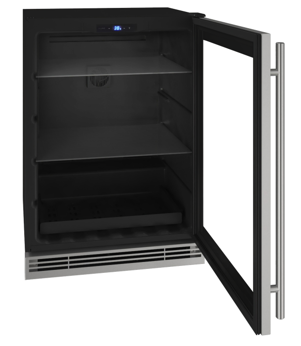 U-LINE HRE124 24" Stainless Frame Refrigerator