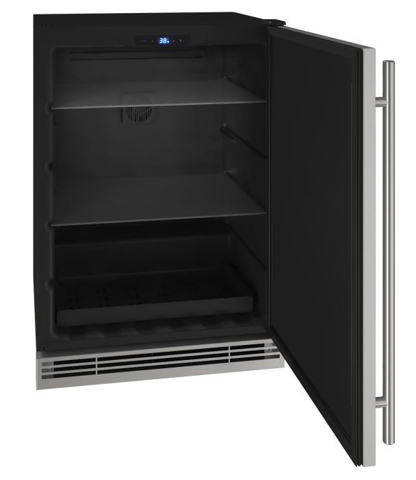 U-LINE HRE124 24" Stainless Solid Refrigerator