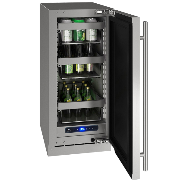 U-LINE HRE515 15" Stainless Solid Refrigerator
