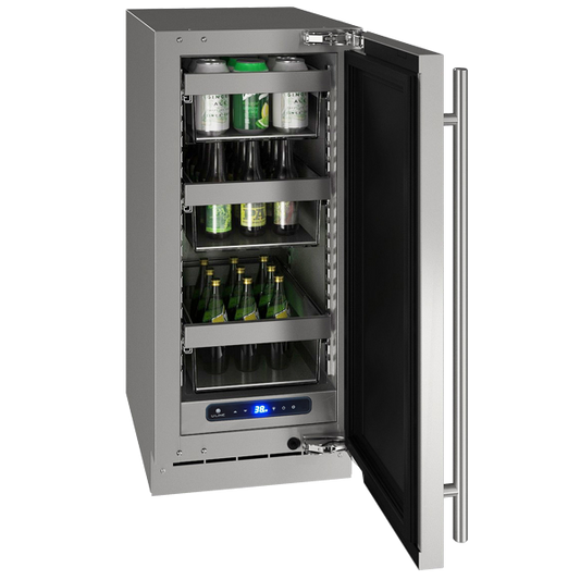 U-LINE HRE515 15" Stainless Solid Refrigerator