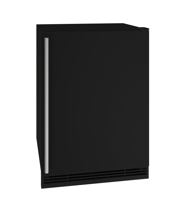 U-LINE HRF124 24" Black Solid Refrigerator/Freezer