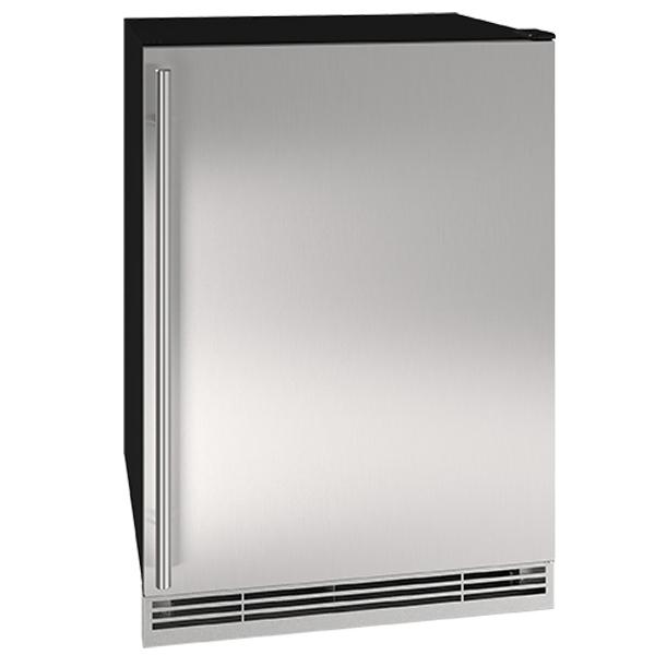 U-LINE HRF124 24" Stainless Solid Refrigerator/Freezer
