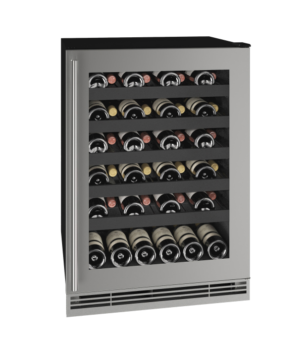 U-LINE HWC124 24" Stainless Frame Wine Refrigerator