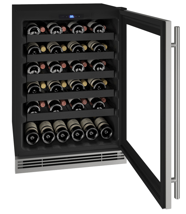 U-LINE HWC124 24" Stainless Frame Wine Refrigerator