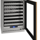 U-LINE HWC524 24" Integrated Frame Wine Refrigerator With Reversible Door