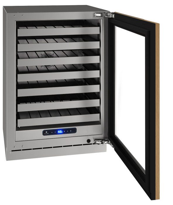 U-LINE HWC524 24" Integrated Frame Wine Refrigerator With Reversible Door