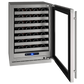 U-LINE HWC524 24" Stainless Frame Wine Refrigerator With Reversible Door