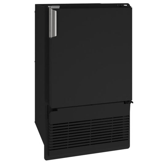 U-LINE MCR014 14" Black Solid Crescent Ice Maker With Flush to Cabinet Flange