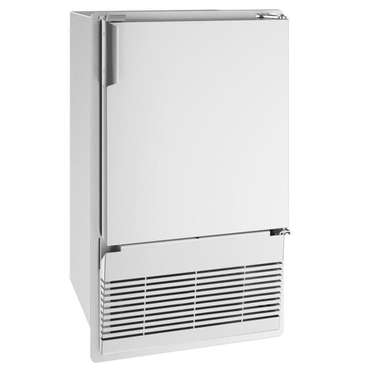 U-LINE MCR014 14" White Solid Crescent Ice Maker With Flush to Cabinet Flange