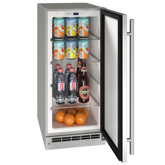 U-LINE ORE115 15" Stainless Solid Refrigerator