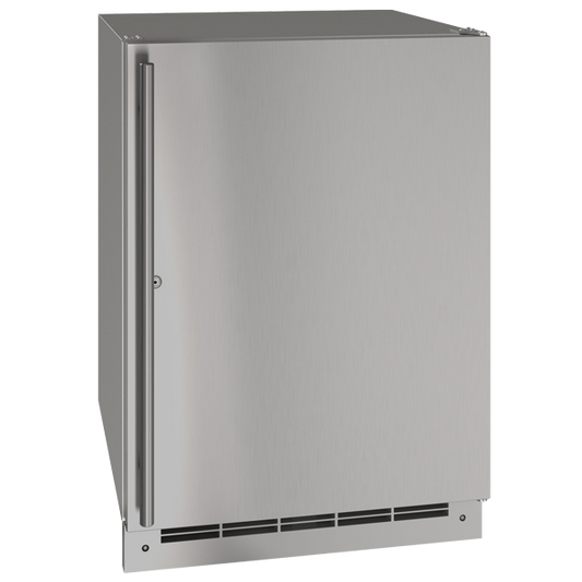 U-LINE ORE124 24" Stainless Solid Refrigerator With Lock
