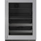U-LINE URBD324 Home 24" Stainless Steel Frame Dual-Zone Beverage Center
