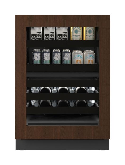 U-LINE URBD424 Seamless 24" Dual-Zone Integrated Frame Beverage Center