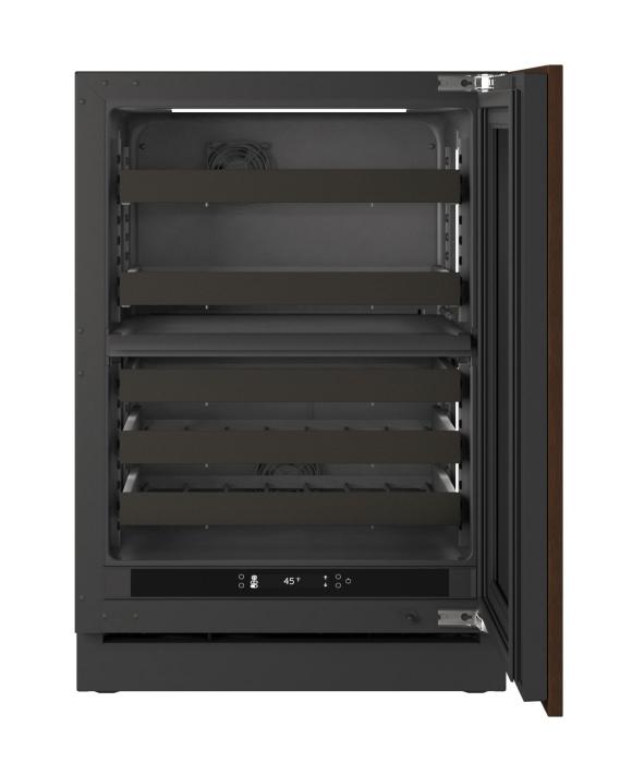 U-LINE URBD424 Seamless 24" Dual-Zone Integrated Solid Frame Beverage Center
