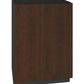 U-LINE URBD424 Seamless 24" Dual-Zone Integrated Solid Frame Beverage Center