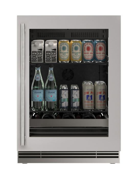 U-LINE URBV324 Home 24" Stainless Steel Frame Beverage Center