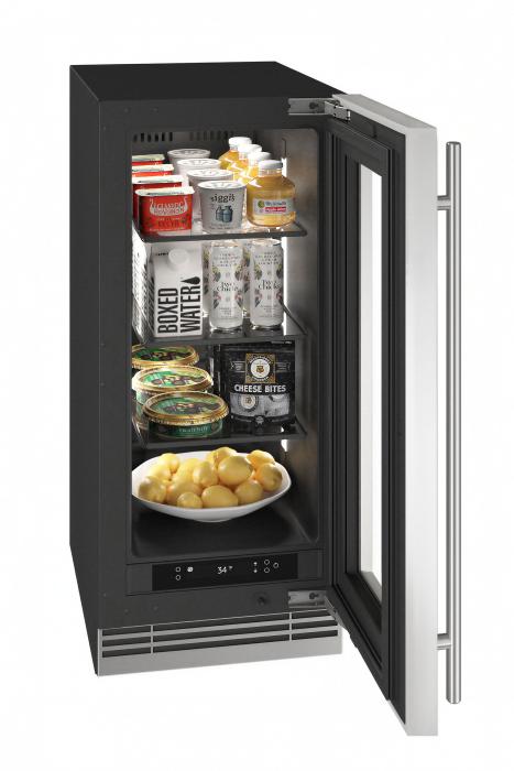 U-LINE URRE315 Home 15" Stainless Steel Frame Refrigerator