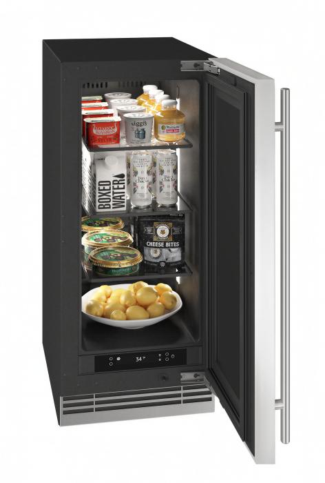 U-LINE URRE315 Home 15" Stainless Steel Solid Frame Refrigerator