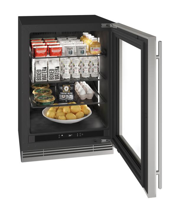 U-LINE URRE324 Home 24" Stainless Steel Frame Refrigerator