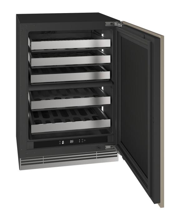 U-LINE URWD324 Home 24" Integrated Solid Frame Dual-Zone Wine Refrigerator
