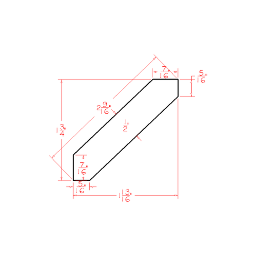 US Cabinet Depot Edgeline White 96" Angle Crown Moulding (EW-ACM8)