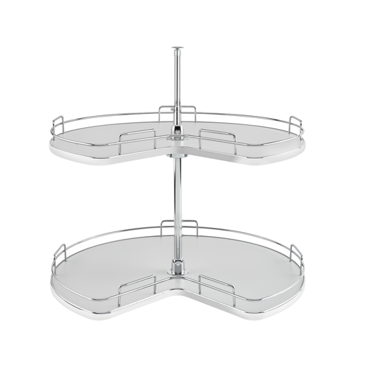 US Cabinet Depot Lazy Susan Tray Fits 33" In Frameless Base Easy Reach (ULSB33KIT)
