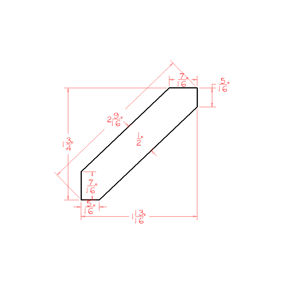 US Cabinet Depot Shaker White 96" Angle Crown Moulding (SW-ACM8)