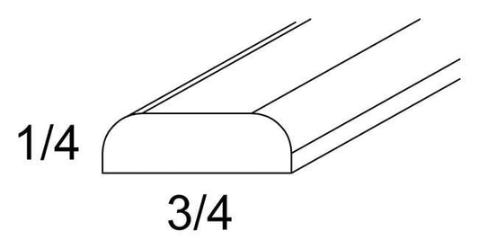 US Cabinet Depot Torino Dark Wood 84" Batten Moulding (TDW-BM8:Cut84)