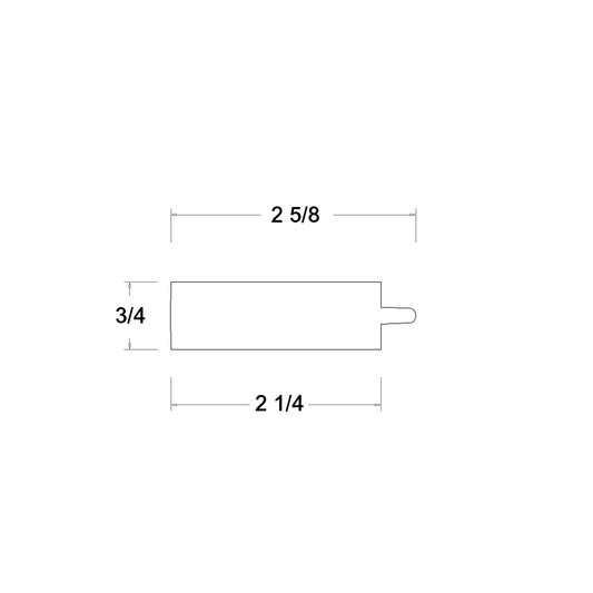 US Cabinet Depot Verona Pure Blanc 96" Support Moulding (VPB-SPM2)