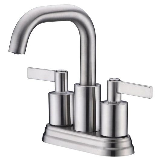 Ultra Faucets Centerset Brushed Nickel Lavatory Faucet-UF46703